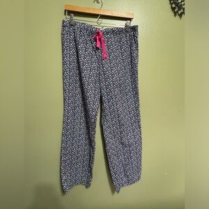 Vineyard Vines Blue Island Pajama Pants Cotton Womens Regular Small‎